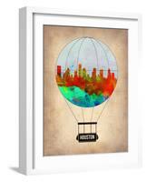 Houston Air Balloon-NaxArt-Framed Art Print