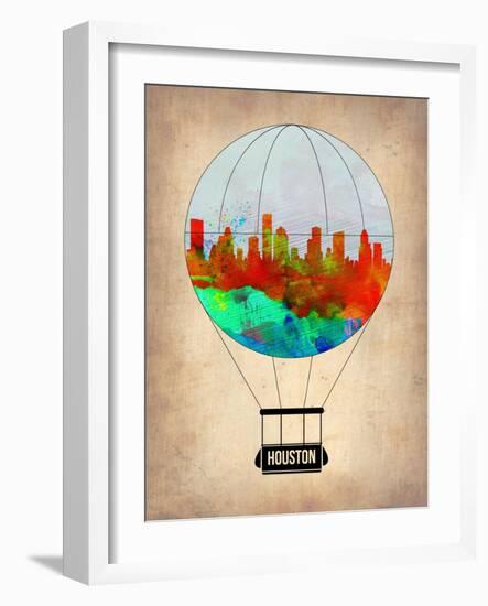 Houston Air Balloon-NaxArt-Framed Art Print