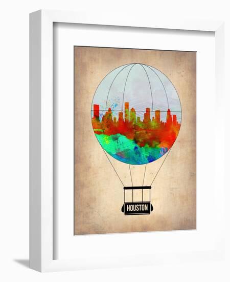 Houston Air Balloon-NaxArt-Framed Art Print