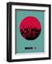 Houston Circle Poster 2-NaxArt-Framed Art Print