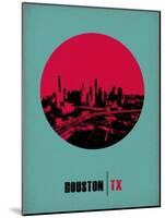 Houston Circle Poster 2-NaxArt-Mounted Art Print