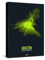 Houston Radiant Map 3-NaxArt-Stretched Canvas