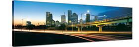 Houston Road and Skyline-null-Stretched Canvas