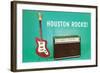 Houston Rocks!-null-Framed Art Print