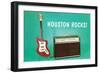 Houston Rocks!-null-Framed Premium Giclee Print