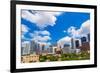 Houston Skyline from South in Texas US USA-holbox-Framed Photographic Print