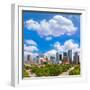 Houston Skyline from South in Texas US USA-holbox-Framed Photographic Print