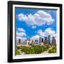 Houston Skyline from South in Texas US USA-holbox-Framed Photographic Print