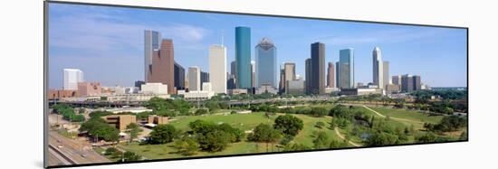 Houston Skyline, Memorial Park, Texas-null-Mounted Photographic Print