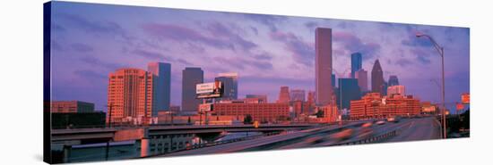 Houston Skyline-null-Stretched Canvas