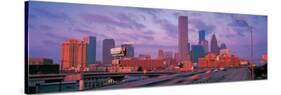 Houston Skyline-null-Stretched Canvas