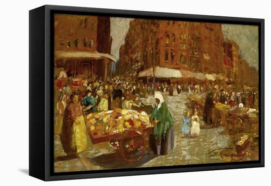 Houston Street, 1917-George Luks-Framed Stretched Canvas