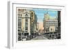 Houston Street, San Antonio-null-Framed Art Print