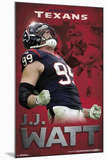 HOUSTON TEXANS - JJ WATT 15-null-Mounted Poster