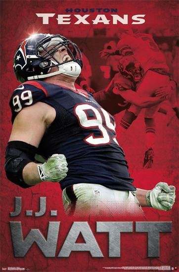 Houston Texans- Jj Watt 2015-null-Lamina Framed Poster