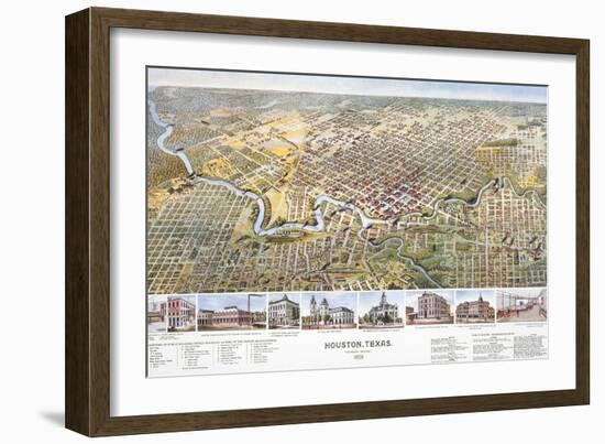 Houston, Texas, 1891-null-Framed Giclee Print