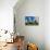 Houston, Texas - Skyline and Blue Sky-Lantern Press-Stretched Canvas displayed on a wall
