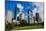 Houston, Texas - Skyline and Blue Sky-Lantern Press-Mounted Art Print