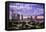 Houston, Texas - Skyline at Dusk-Lantern Press-Framed Stretched Canvas