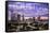 Houston, Texas - Skyline at Dusk-Lantern Press-Framed Stretched Canvas