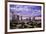 Houston, Texas - Skyline at Dusk-Lantern Press-Framed Premium Giclee Print