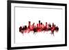 Houston Texas Skyline-Michael Tompsett-Framed Art Print