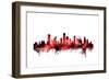 Houston Texas Skyline-Michael Tompsett-Framed Art Print