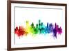 Houston Texas Skyline-Michael Tompsett-Framed Art Print