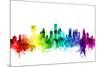 Houston Texas Skyline-Michael Tompsett-Mounted Art Print