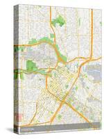 Houston, United States of America Map-null-Stretched Canvas