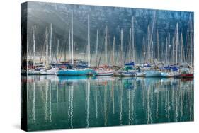 Hout Bay Harbor, Hout Bay South Africa-Richard Silver-Stretched Canvas