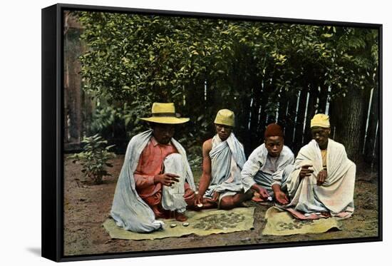 Hova Money Changers, Madagascar, Late 19th Century-Gillot-Framed Stretched Canvas