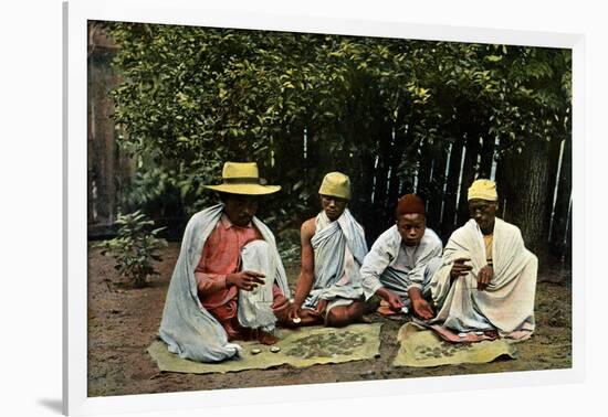 Hova Money Changers, Madagascar, Late 19th Century-Gillot-Framed Giclee Print