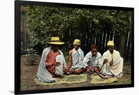 Hova Money Changers, Madagascar, Late 19th Century-Gillot-Framed Giclee Print