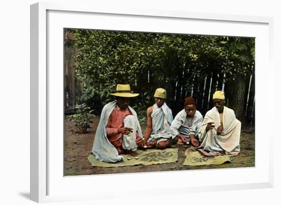 Hova Money Changers, Madagascar, Late 19th Century-Gillot-Framed Giclee Print