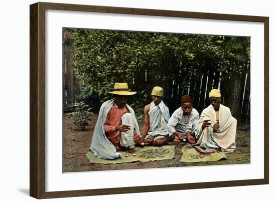 Hova Money Changers, Madagascar, Late 19th Century-Gillot-Framed Giclee Print