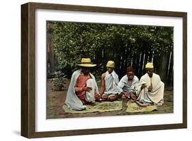 Hova Money Changers, Madagascar, Late 19th Century-Gillot-Framed Giclee Print