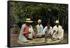 Hova Money Changers, Madagascar, Late 19th Century-Gillot-Framed Stretched Canvas