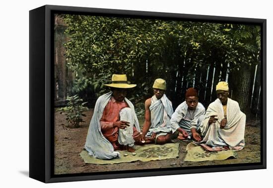 Hova Money Changers, Madagascar, Late 19th Century-Gillot-Framed Stretched Canvas