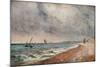 'Hove Beach, with Fishing Boats', c1824-John Constable-Mounted Giclee Print