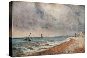 'Hove Beach, with Fishing Boats', c1824-John Constable-Stretched Canvas