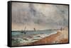 'Hove Beach, with Fishing Boats', c1824-John Constable-Framed Stretched Canvas