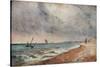 'Hove Beach, with Fishing Boats', c1824-John Constable-Stretched Canvas