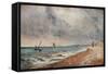 'Hove Beach, with Fishing Boats', c1824-John Constable-Framed Stretched Canvas