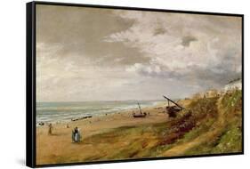 Hove Beach-John Constable-Framed Stretched Canvas