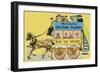 Hovell's Christmas Crackers and Fancy Confectionery-null-Framed Art Print