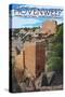 Hovenweep National Monument, Colorado - Holly Tower and House-Lantern Press-Stretched Canvas