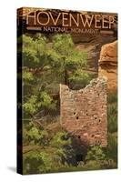 Hovenweep National Monument, Colorado - Square Tower-Lantern Press-Stretched Canvas