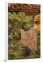 Hovenweep National Monument, Colorado - Square Tower-Lantern Press-Framed Art Print