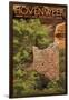 Hovenweep National Monument, Colorado - Square Tower-Lantern Press-Framed Art Print